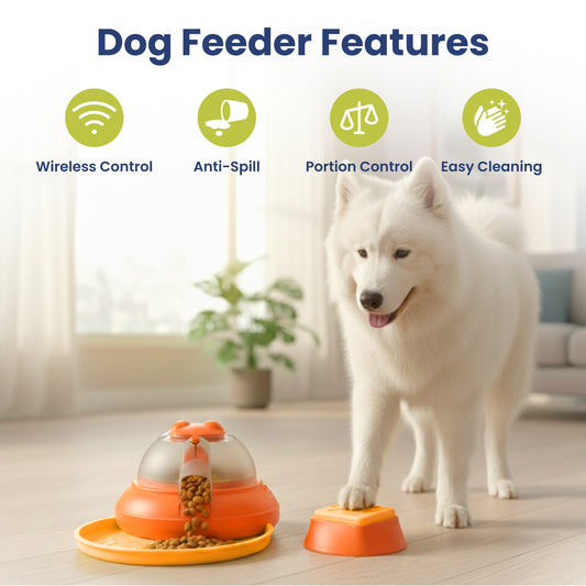 PawsPik® Wireless Remote Interactive Dog Feeder