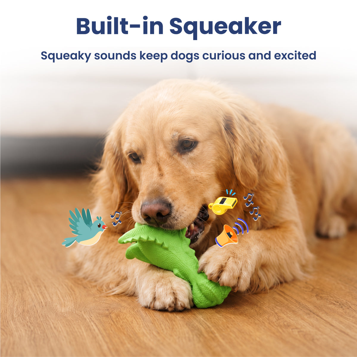 PawsPik® Dragon Natural Rubber Dog Chew Toy