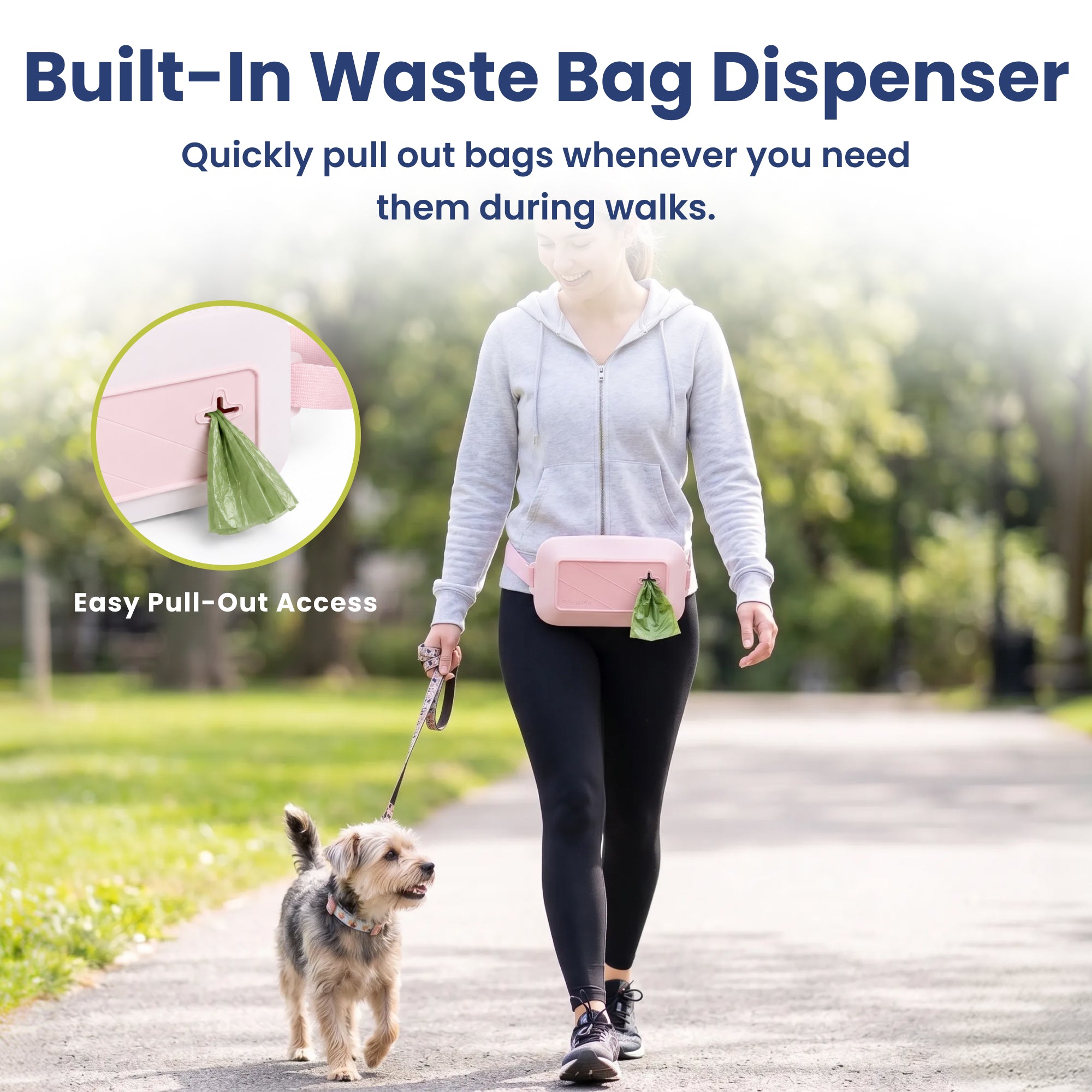 PawsPik® Adjustable Silicone Multi-Function Dog & Cat Treat Pouch