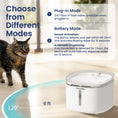 Load image into Gallery viewer, PawsPik® NOVA-01 Wireless Waterpower Separation Rechargeable Dog & Cat Water Fountain
