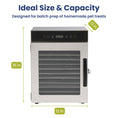 Load image into Gallery viewer, PawsPik® 12-Tray Stainless Steel Dog & Cat Treat Dehydrator
