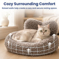 Load image into Gallery viewer, PawsPik® Heart-Shaped Plush Comfort Bolster Dog & Cat Bed with Removable Cover
