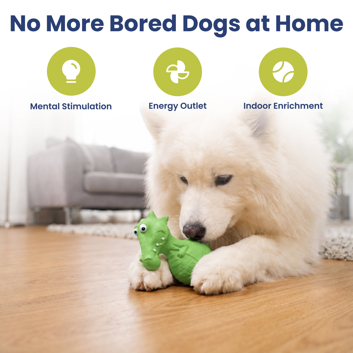 PawsPik® Dragon Natural Rubber Dog Chew Toy