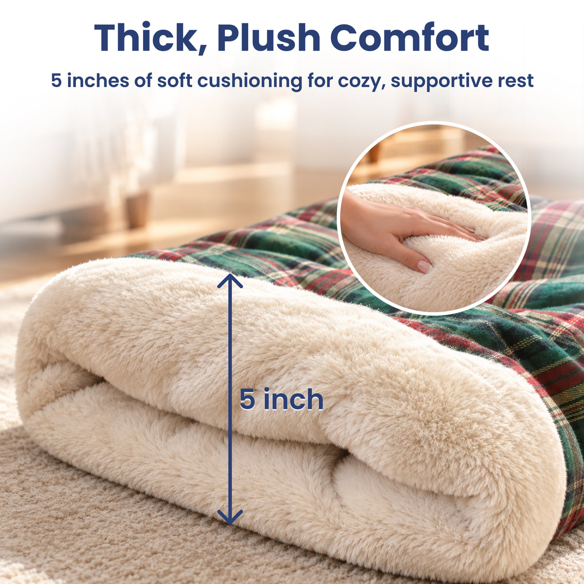 PawsPik® Self Warming Cat Cave Bed