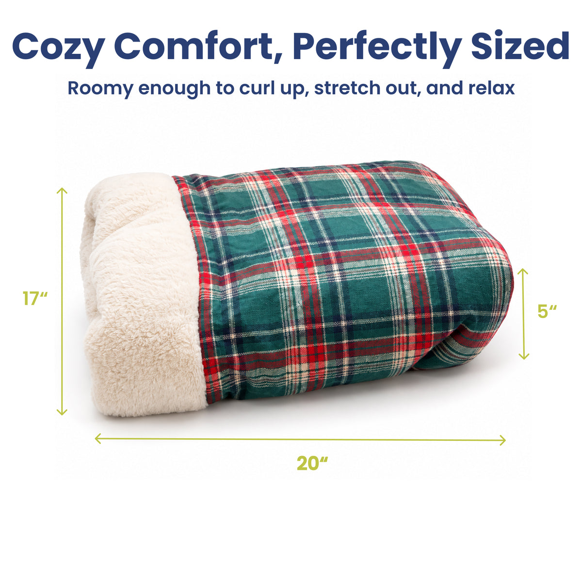 PawsPik® Self Warming Cat Cave Bed