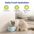Load image into Gallery viewer, PawsPik® PURE-01 Automatic Plastic Cat Water Fountain, White
