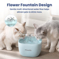 Load image into Gallery viewer, PawsPik® PURE-01 Automatic Plastic Cat Water Fountain, White
