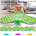 Load image into Gallery viewer, PawsPik® Interactive Hide & Seek Concealed Feather Cat Toy, Green

