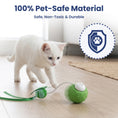 Load image into Gallery viewer, PawsPik® Dragonfly Spinning Ball Electronic Battery-Operated Cat Toy, Green
