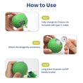 Load image into Gallery viewer, PawsPik® Dragonfly Spinning Ball Electronic Battery-Operated Cat Toy, Green
