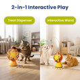 Load image into Gallery viewer, PawsPik® Interactive Spinning Wheel Snack Feeder & Teaser Kitten Toy
