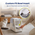 Load image into Gallery viewer, PawsPik® Silicone Slow-Feed Bowl Insert for Automatic Microchip RFID Pet Feeder, 2 ct
