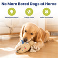 Load image into Gallery viewer, PawsPik® Unicorn Squeaky Crinkle Plush Rope Tug & Chew Dog Toy, Beige
