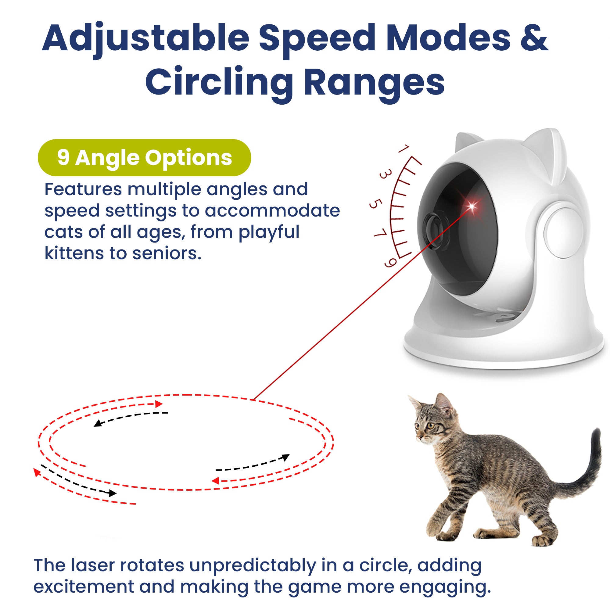 PawsPik® Suction Cup Cat Laser Toy