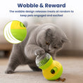 Load image into Gallery viewer, PawsPik® Interactive Wobble Tumbler Treat Dispenser Small Dog & Cat Toy

