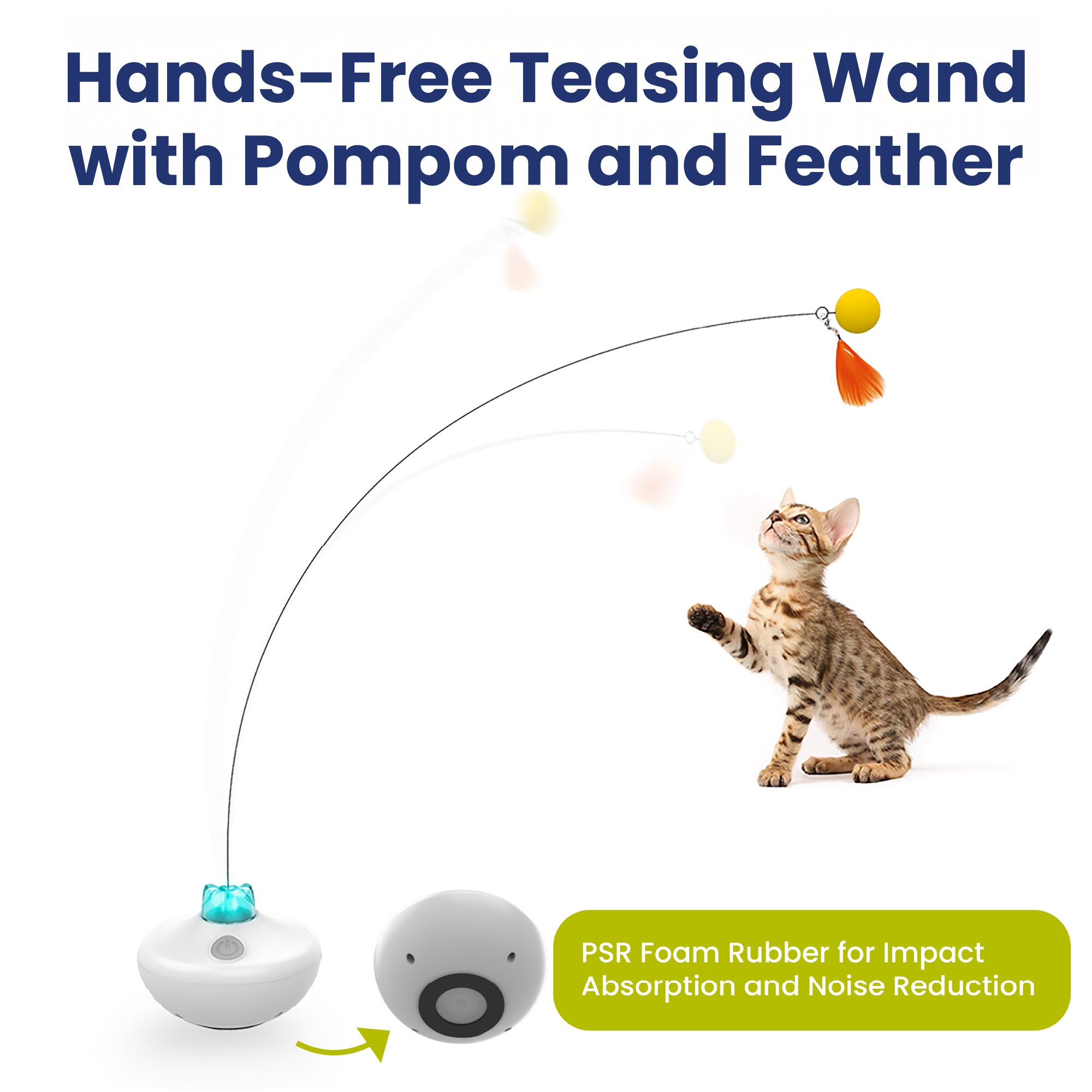 PawsPik® Interactive Rechargeable Cat Exercise Tumbler Toy