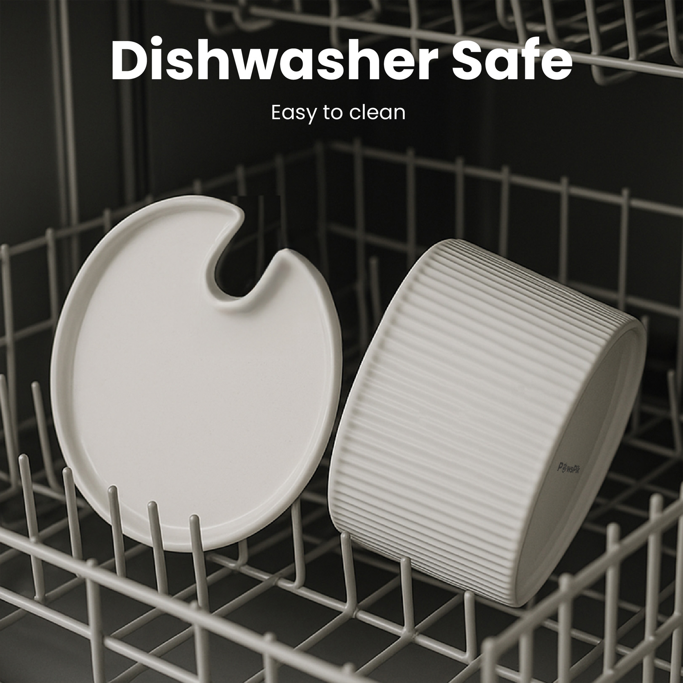 PawsPik® Serenity Faucet Ceramic Cat Fountain