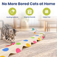 Load image into Gallery viewer, PawsPik® Feather Mat Butterfly Spinner Electronic Hide & Seek Cat Toy, White
