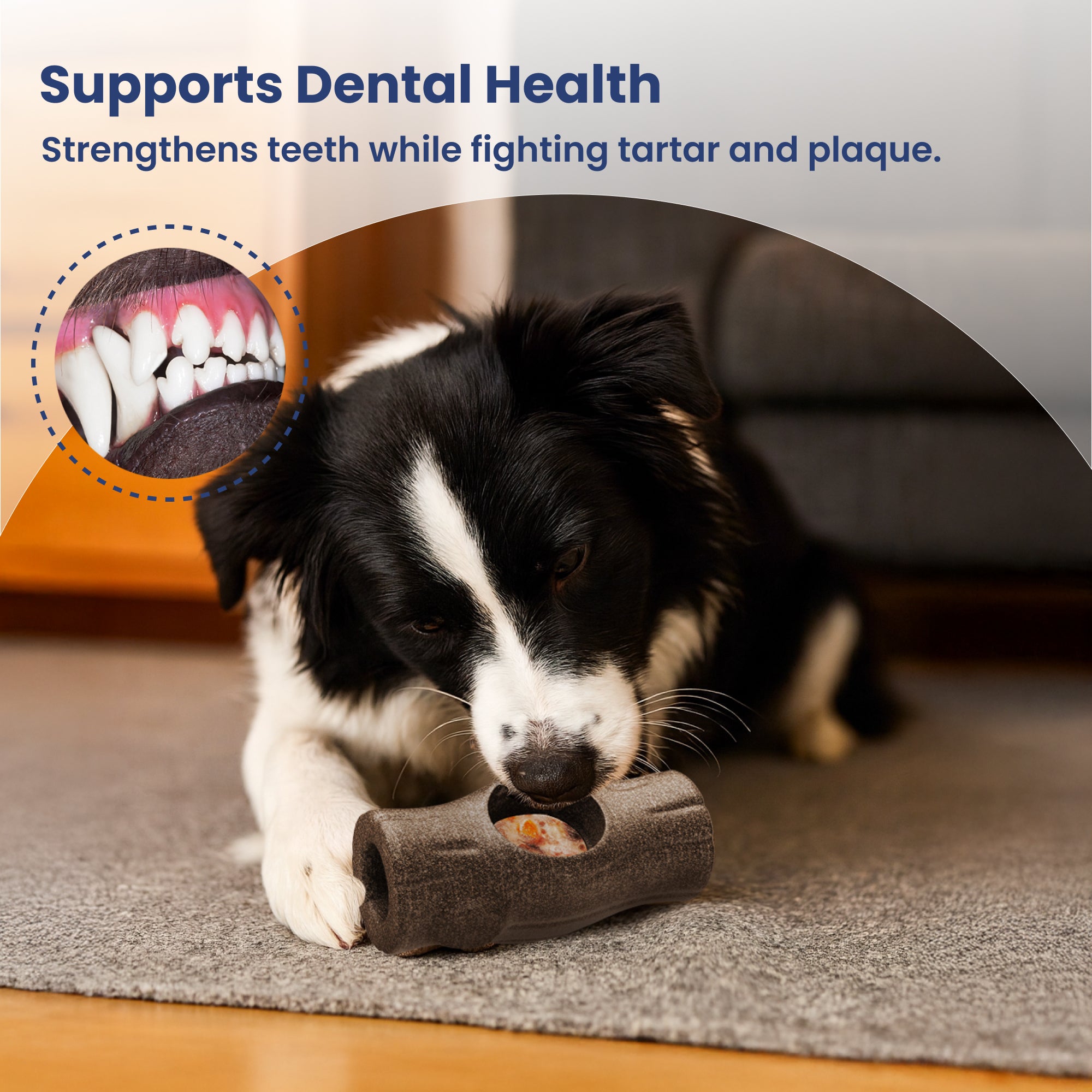 PawsPik 3-in-1 Tree-Stump Interactive Frozen Dog Treat Toy, Brown, Small