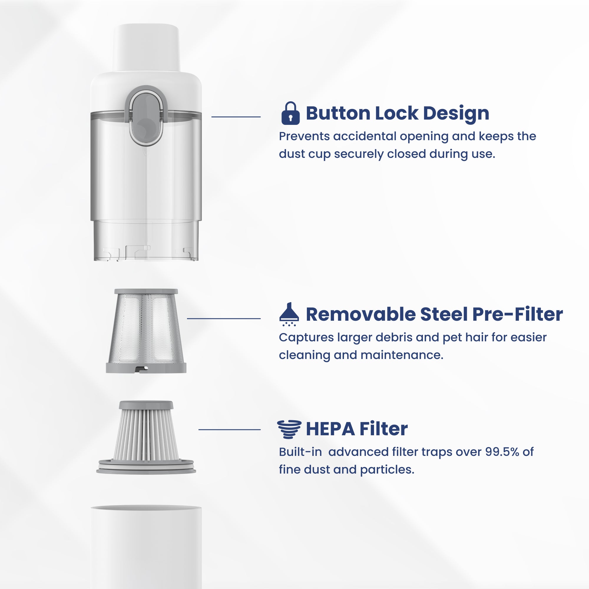 PawsPik® Portable Handheld Vacuum Cleaner