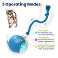 Load image into Gallery viewer, PawsPik® Cat Toy Chirp & Chase Motion Activated Cat Ball with LED Lights
