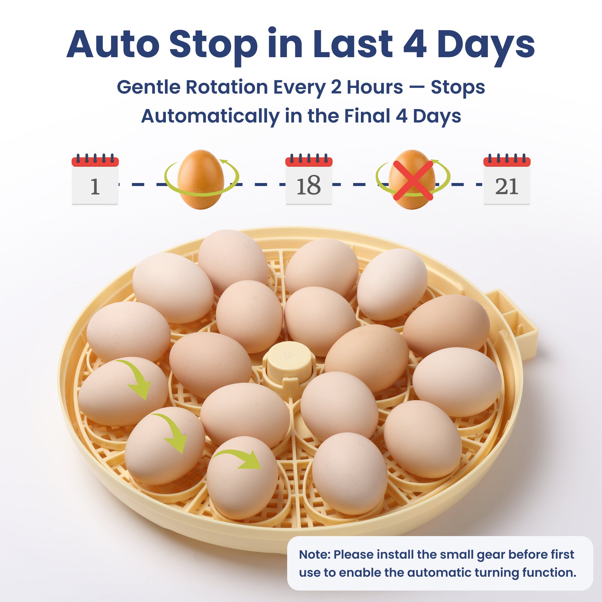PawsPik® Automatic 18 Egg Smart Incubator