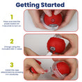 Load image into Gallery viewer, PawsPik® Chirp & Chase Motion Activated Cat Ball with LED Lights, Red
