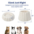 Load image into Gallery viewer, PawsPik® 3-in-1 Convertible Plush Cave & Donut Bolster Dog & Cat Bed, Medium
