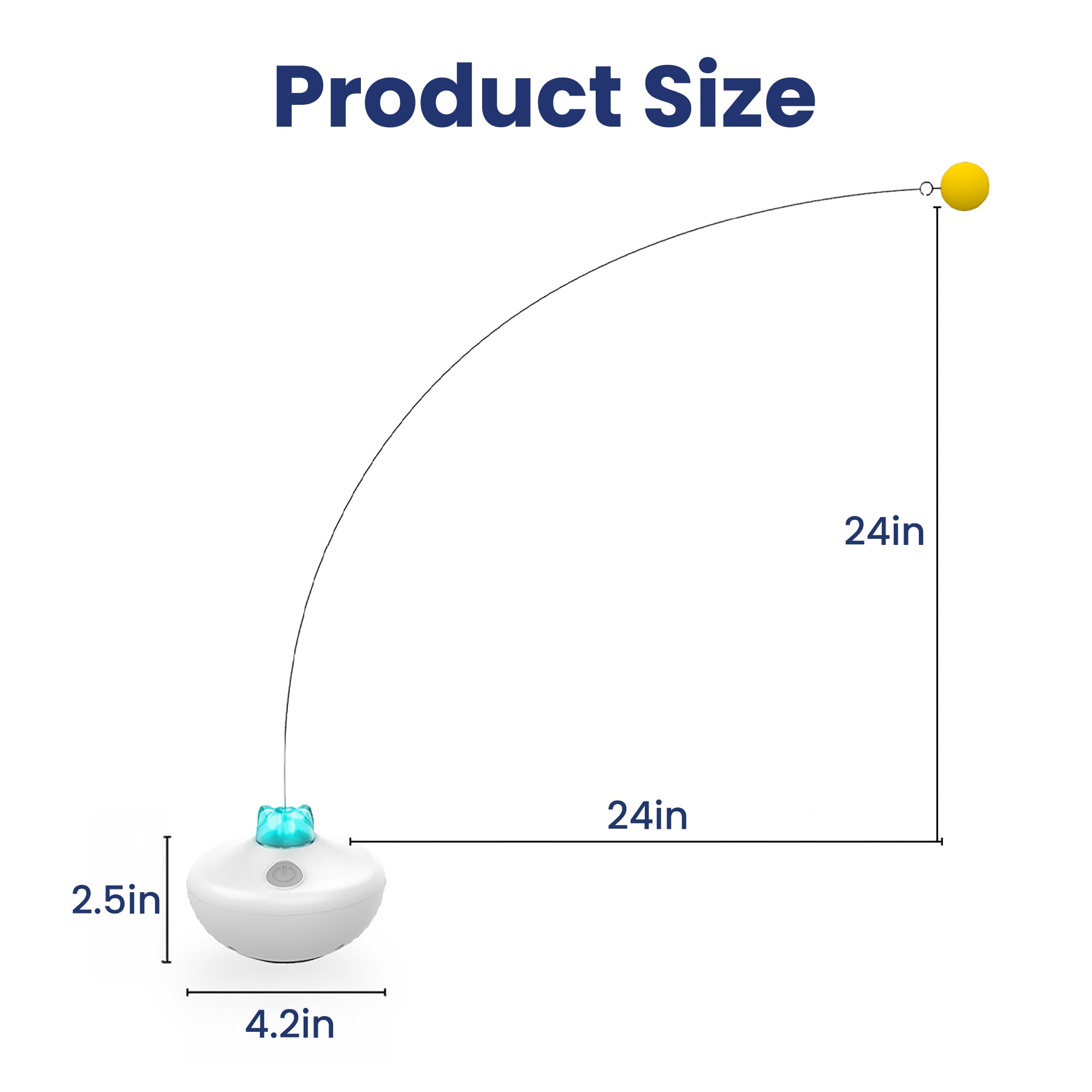 PawsPik® Interactive Rechargeable Cat Exercise Tumbler Toy