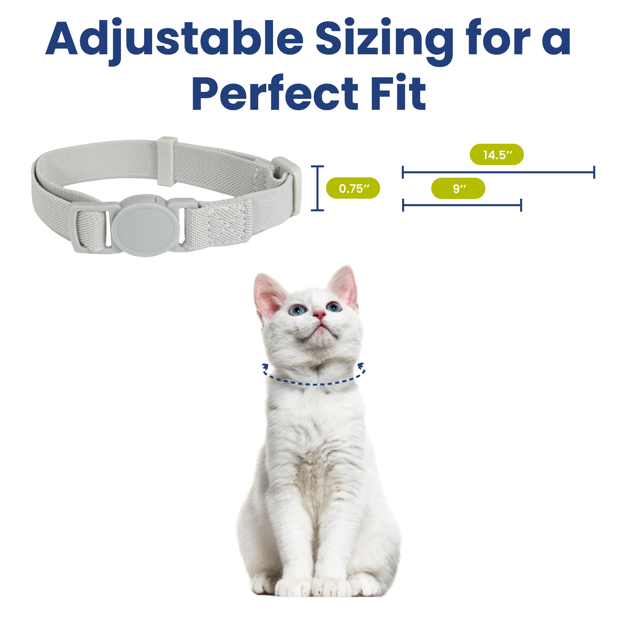 PawsPik® SoftStetch Breakaway Cat Collar
