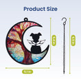 Load image into Gallery viewer, PawsPik® Personalized Angel Memorial Pet Suncatcher with Sympathy Card
