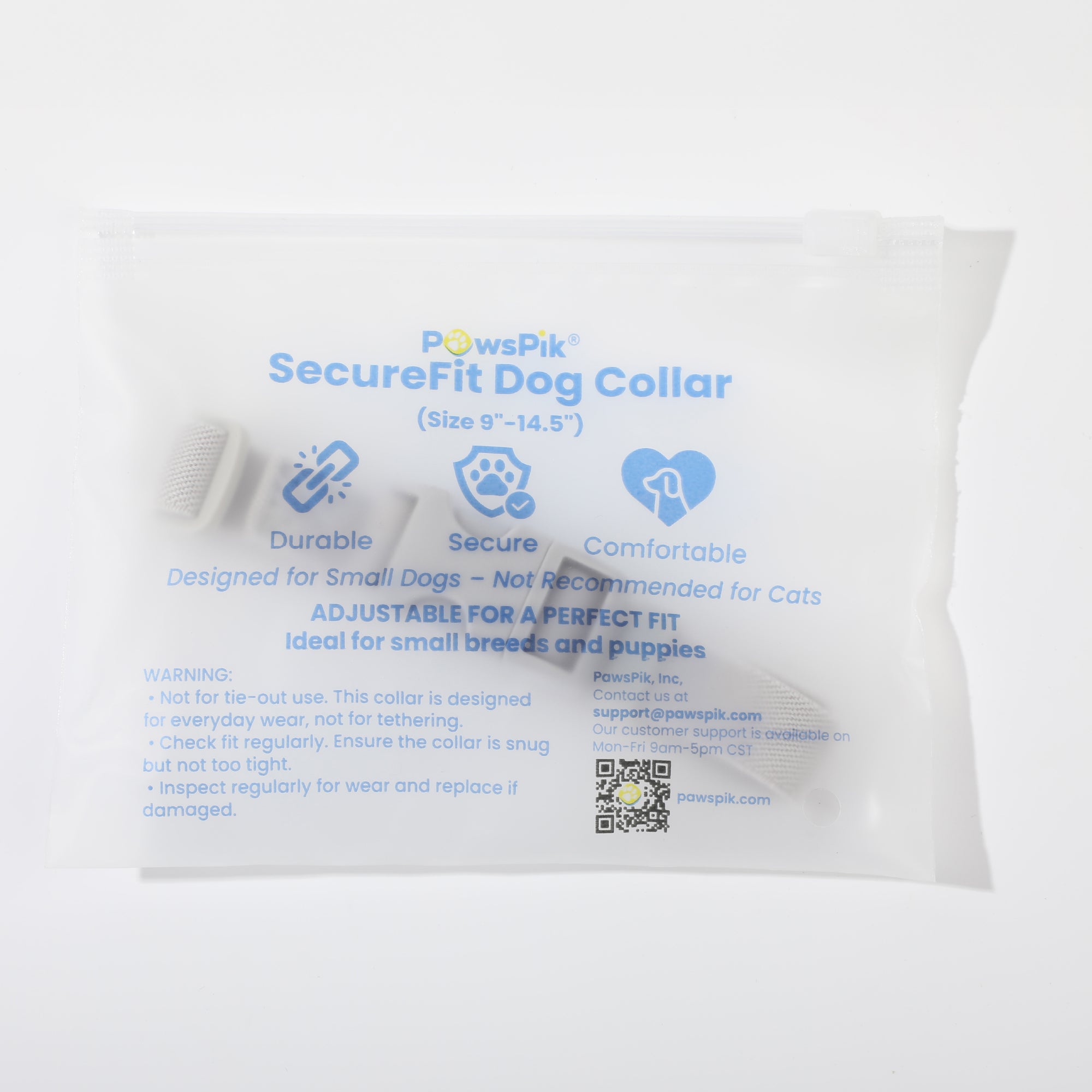 PawsPik® SecureFit Dog Collar
