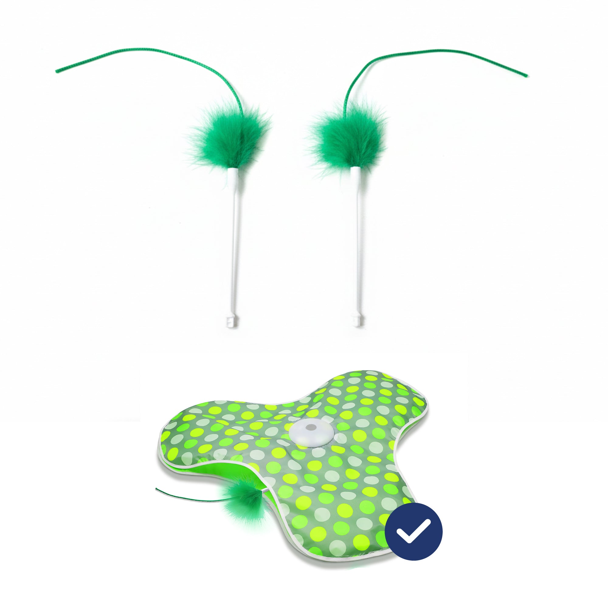 Hide & Seek Feather Replacement, Green