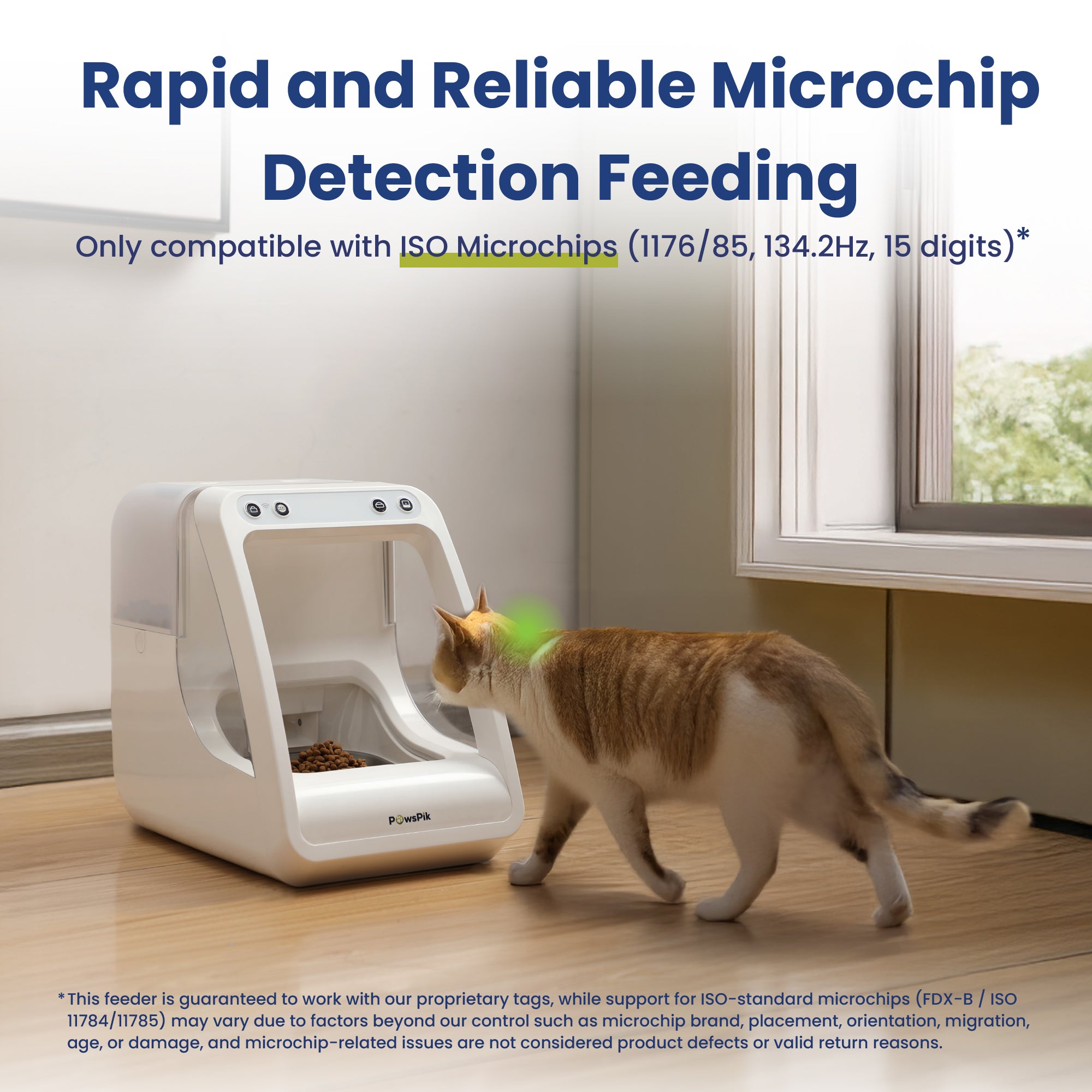 PawsPik® Automatic Microchip RFID Pet Feeder