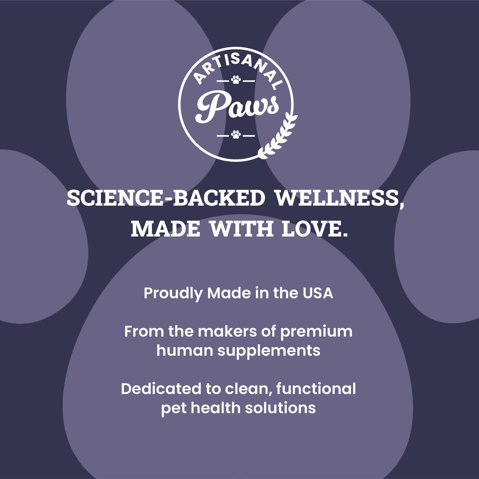 Artisanal Paws™ Digestive Probiotic & Prebiotic Blend Powder Supplement for Cats, 3.8-oz