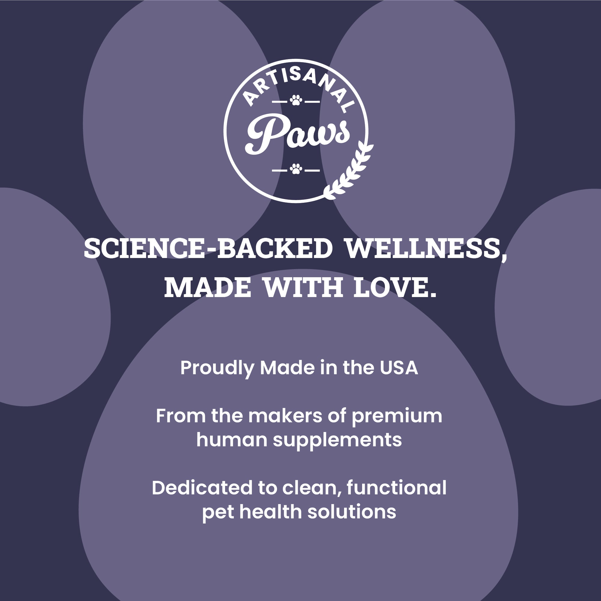 Artisanal Paws™ Joint & Hip Daily Powder Supplement for Cats, 3.8-oz