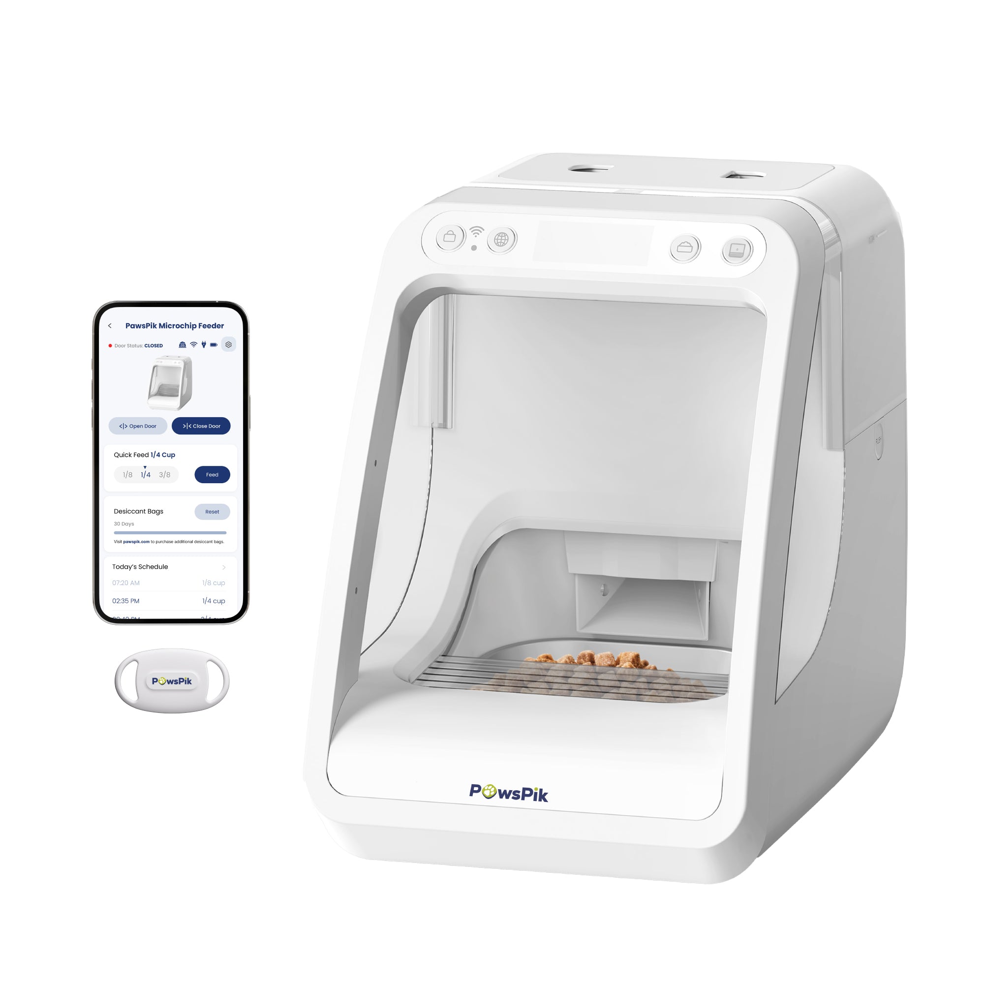 PawsPik® Automatic Microchip RFID Pet Feeder