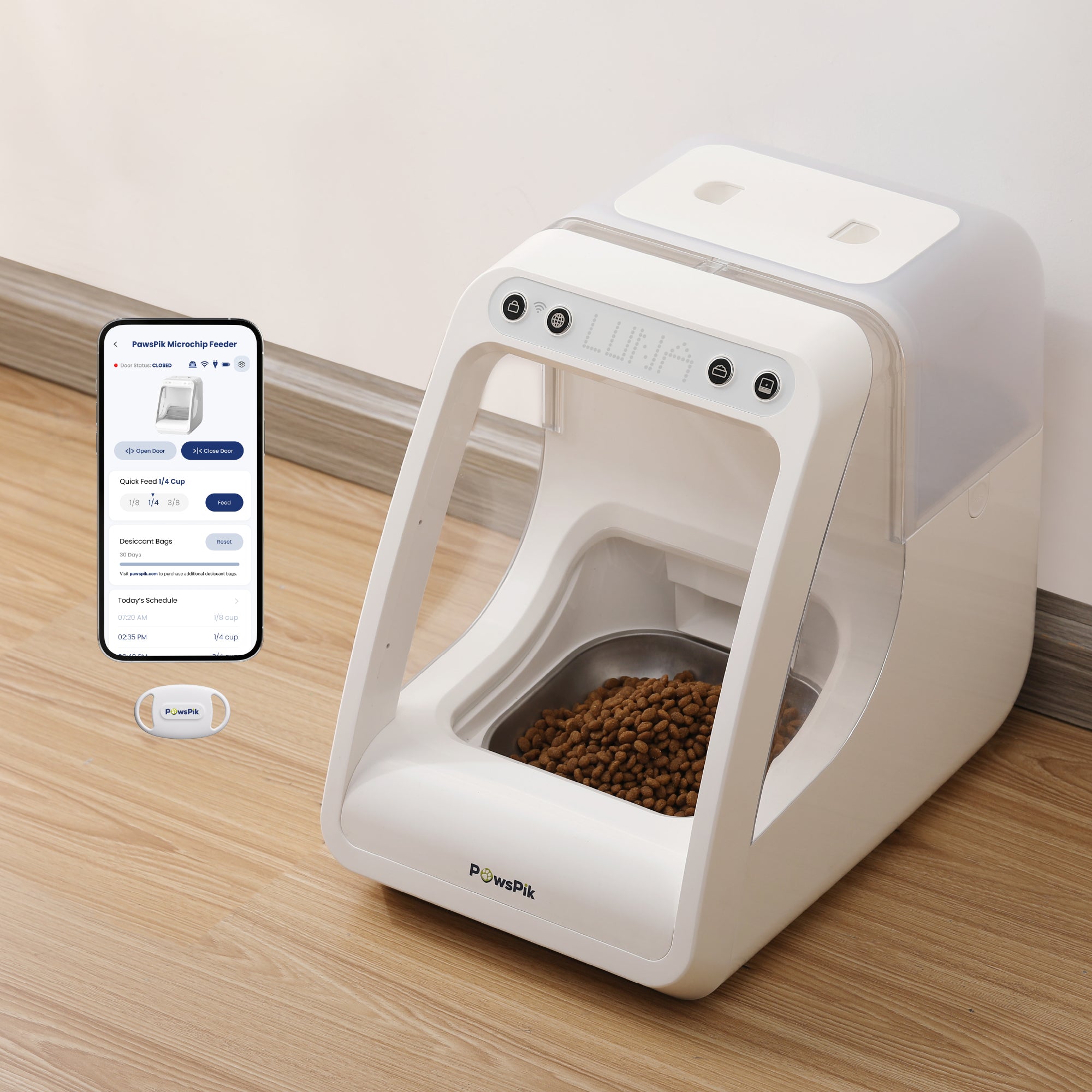 PawsPik® Automatic Microchip RFID Pet Feeder