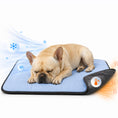 Load image into Gallery viewer, PawsPik® Dual-Comfort Reversible Cooling & Warming Faux Fur Dog Blanket, Grey
