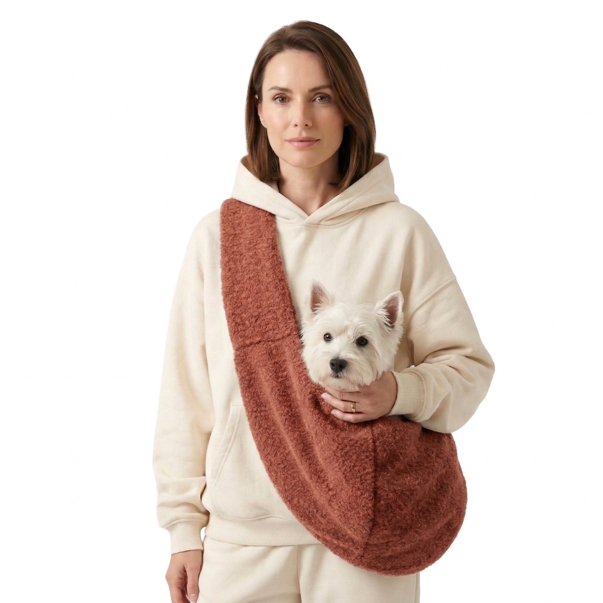 PawsPik® Snuggle Sling Plush Pet Carrying Bag
