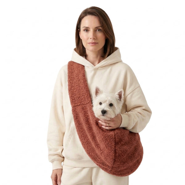 PawsPik® Snuggle Sling Plush Pet Carrying Bag