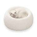 Load image into Gallery viewer, PawsPik® Perfect Comfort Orthopedic Faux Rabbit Fur Memory Foam Cat & Small Dog Bed
