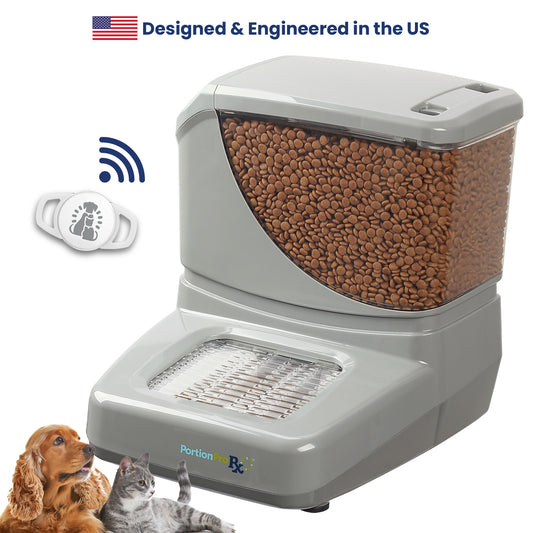 PAWSPIK® PORTIONPRO RX RFID AUTOMATIC PET FEEDER FOR CATS & DOGS