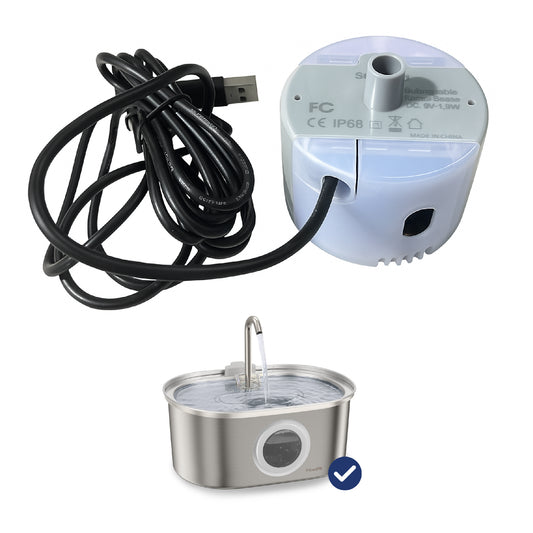 PawsPik® Dog & Cat Water Fountain Made with Stainless Steel Pump Replacement