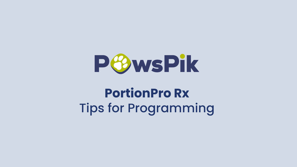 informational video on how to program the portionpro rx pet feeder and tag