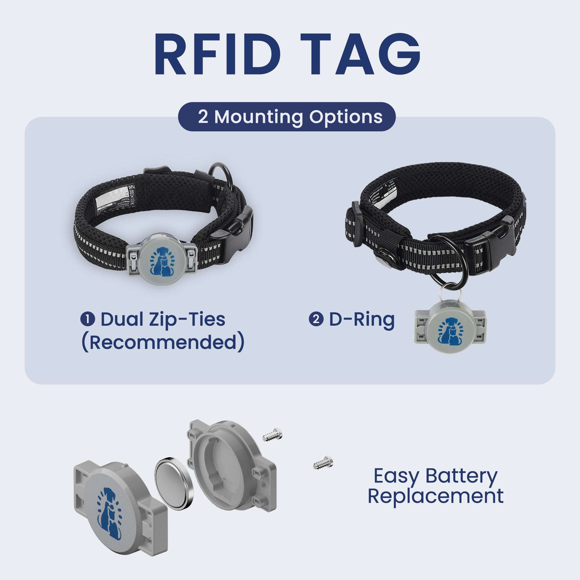 RFID Replaceable Battery Tag